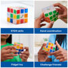Picture of Rubikâ€™s Crystal, New Transparent 3x3 Cube Classic Color-Matching Problem-Solving Brain Teaser Puzzle Game Toy, for Kids and Adults Aged 8 and Up