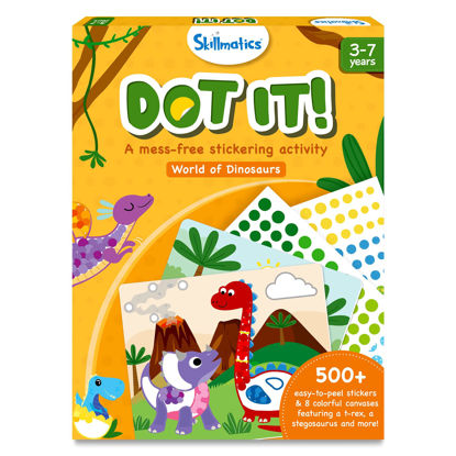 Picture of Skillmatics Art Activity Dot It - Dinosaurs, No Mess Sticker Art for Kids, Craft Kits, DIY Activity, Gifts for Ages 3 to 7