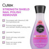 Picture of Cutex Nail Polish Remover, Strength Shield, Leaves Nails Looking Healthy, Contains Vitamins E, B5 & Hydrolyzed Silk, 6.76 Fl Oz