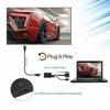 Picture of ONTEN VGA to HDMI, 1080P VGA to HDMI Adapter (Male to Female) for Computer, Desktop, Laptop, PC, Monitor, Projector, HDTV with Audio Cable and USB Cable (Black)