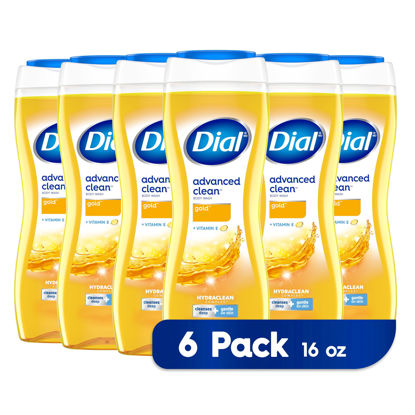 Picture of Dial Body Wash, Advanced Clean Gold, 16 fl oz, Pack of 6