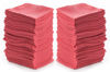 Picture of Simpli-Magic 78966-100PK Shop Towels 14”x12”, Red, 100 Pack