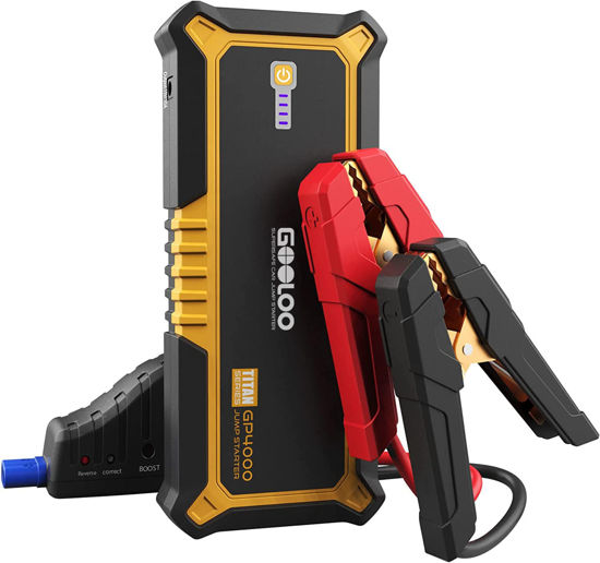 GOOLOO GP4000 PORTABLE Jump Starter 4000A Peak Car Starter 12V