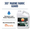 Picture of 303 Marine Fabric Guard - Restores Water and Stain Repellency To Factory New Levels, Simple and Easy To Use, Manufacturer Recommended, Safe For All Fabrics, 1 Gallon (30674), white