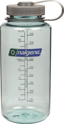 Picture of Nalgene Tritan Wide Mouth BPA-Free Water Bottle, Seafoam, 32-Ounces