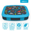 Picture of Bentgo® Kids Prints Leak-Proof, 5-Compartment Bento-Style Kids Lunch Box - Ideal Portion Sizes for Ages 3 to 7 - BPA-Free, Dishwasher Safe, Food-Safe Materials (Dinosaur)