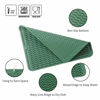 Picture of MicoYang Silicone Dish Drying Mat for Multiple Usage,Easy clean,Eco-friendly,Heat-resistant Silicone Mat for Kitchen Counter or Sink,Refrigerator or drawer liner Green L 16 inches x 12 inches