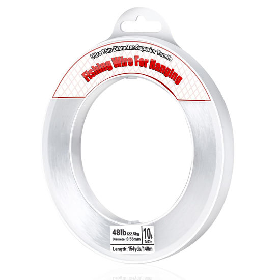GetUSCart- Clear Fishing Wire, Acejoz 656FT Fishing Line Clear