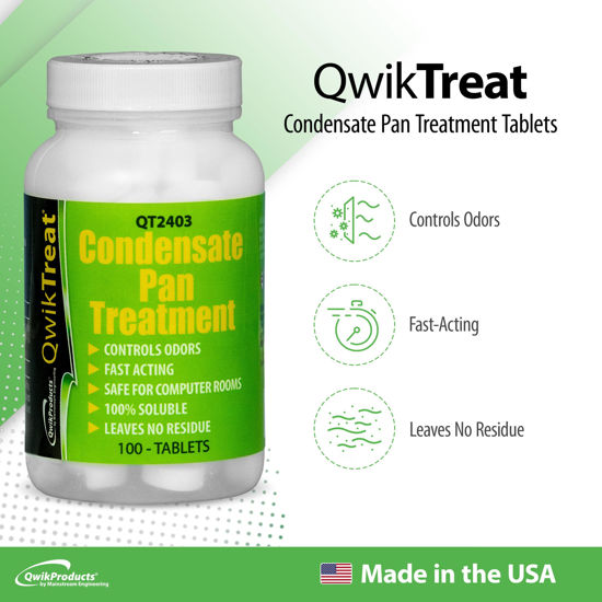 GetUSCart QwikTreat Condensate Pan Treatment Tablets, AC Drip Pan