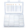 Picture of Wirefy Heat Shrink Tubing Kit - 3:1 Ratio Adhesive Lined, Marine Wire Shrink Wrap Tube - Waterproof Industrial, Automotive & Boat Tubes - Clear - 275 PCS