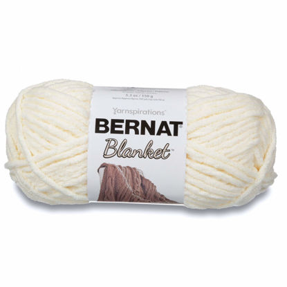 Picture of Bernat 16111010006 Blanket Yarn, 10.5 Ounce, Vintage White