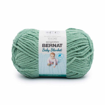 Picture of Bernat Baby Blanket BB Yarn, 1 Pack, Misty Jungle Green