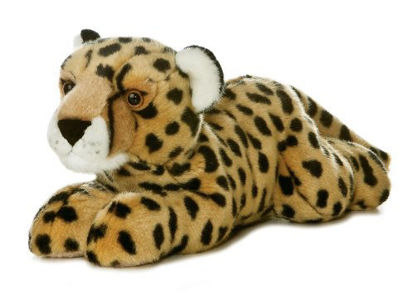 Picture of Aurora® Adorable Flopsie™ Cheetah Stuffed Animal - Playful Ease - Timeless Companions - Brown 12 Inches