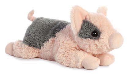 Picture of Aurora® Adorable Flopsie™ Tidbit Mini Pig™ Stuffed Animal - Playful Ease - Timeless Companions - Pink 12 Inches