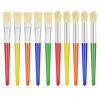Picture of 10Pcs Paint Brushes for Kids, Anezus Kids Paint Brushes Toddler Large Chubby Paint Brushes Round and Flat Preschool Paint Brushes for Washable Paint Acrylic Paint