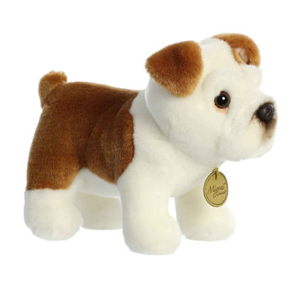 Picture of Aurora® Adorable Miyoni® Bulldog Stuffed Animal - Lifelike Detail - Cherished Companionship - Brown 9 Inches