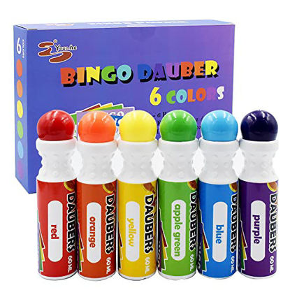 Picture of Yuanhe Bingo Daubers Dot Markers Mixed Colors Set of 6 Pack