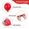 Picture of RUBFAC Red Balloons Different Sizes 105pcs 5/10/12/18 Inch for Garland Arch, Premium Party Latex Balloons for Birthday Wedding Valentines Day Baby Shower Gender Reveal Graduation Party Decoration