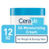 Picture of CeraVe Moisturizing Cream with Salicylic Acid | Exfoliating Body Cream with Lactic Acid, Hyaluronic Acid, Niacinamide, and Ceramides | Fragrance Free & Allergy Tested | 12 Ounce