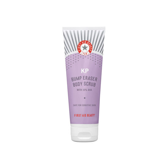GetUSCart First Aid Beauty KP Bump Eraser Body Scrub Exfoliant for Keratosis Pilaris with 10