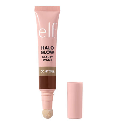 Picture of e.l.f. Halo Glow Contour Beauty Wand, Liquid Contour Wand For A Naturally Sculpted Look, Buildable Formula, Vegan & Cruelty-free, Tan/Deep