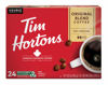 Picture of Tim Hortons Original Blend, Medium Roast Coffee, Single-Serve K-Cup Pods Compatible with Keurig Brewers, 24 Count(Pack of 1)