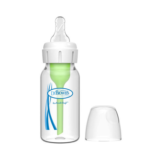 Picture of Dr. Brown's Natural Flow Options+ Narrow Glass Baby Bottle 4oz