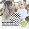 Picture of 5-Pack Organic Burp Cloths for Baby Boys and Girls - Ultra Absorbent Burping Cloth, Burp Clothes, Newborn Towel - Milk Spit Up Rags - Burpy Cloth Bib for Unisex, Boy, Girl - Burp Cloths (MONOS)