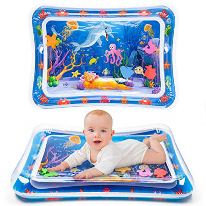 Picture of Yeeeasy Tummy Time Water Mat 丨Water Play Mat for Babies Inflatable Tummy Time Water Play Mat for Infants and Toddlers 3 to 12 Months Promote Development Toys Cute Baby Gifts