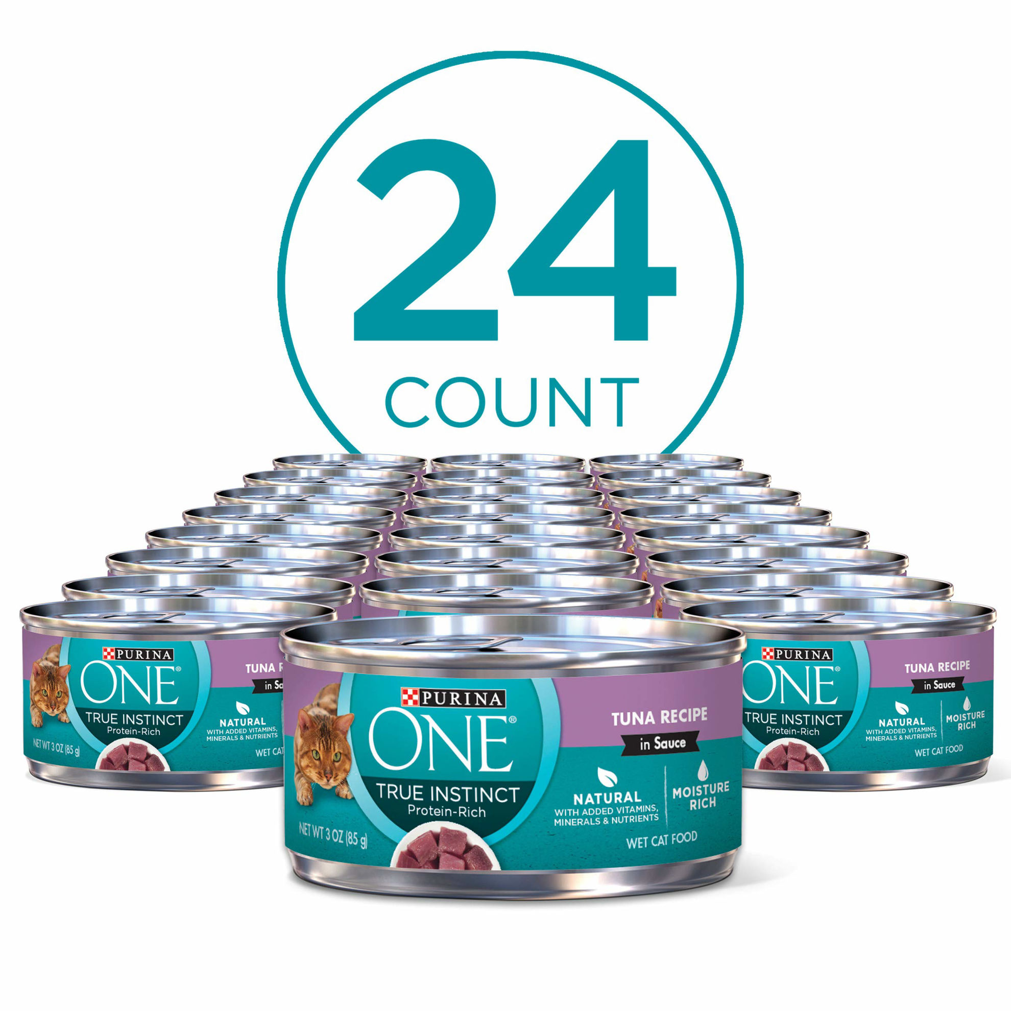 Image result for GetUSCart- Purina ONE Natural High Protein Cat Food, True Instinct Tuna ...