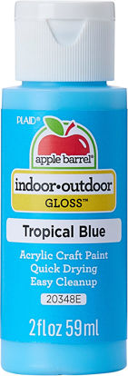 Picture of Apple Barrel Gloss Acrylic Paint in Assorted Colors (2-Ounce), 20348 Tropical Blue