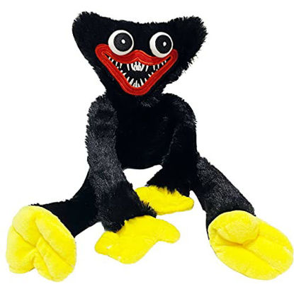 Picture of Poppy Playtime Huggy Wuggy Plush,Sausages Monsters Plush Horror Doll Scary and Funny Plush Doll Playing Holiday Decoration Birthday Gift (Black)
