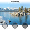 Picture of NEEWER 58mm ND2 ND4 ND8 UV CPL FLD Filter and Lens Accessories Kit with Snap on Lens Cap, Tulip Shaped Lens Hood, Collapsible Rubber Lens Hood, Filter Pouch, Safety Tether and Cleaning Cloth