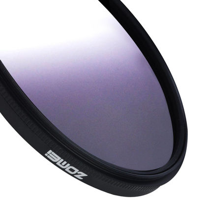 Picture of ZOMEI 55mm Ultra Slim Graduated Gradual Neutral Density Gray Color Lens Filter