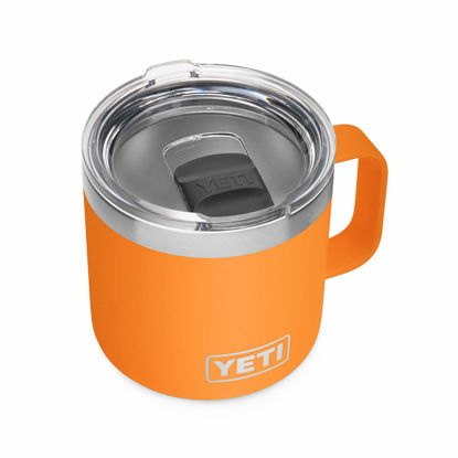 Picture of YETI Rambler 14 oz Mug, Vacuum Insulated, Stainless Steel with MagSlider Lid, King Crab 1 Count (Pack of 1)