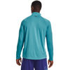 Picture of Under Armour Men's Tech 2.0 1/2 Zip-Up Long Sleeve T-Shirt , (433) Glacier Blue / / Black , X-Large Tall