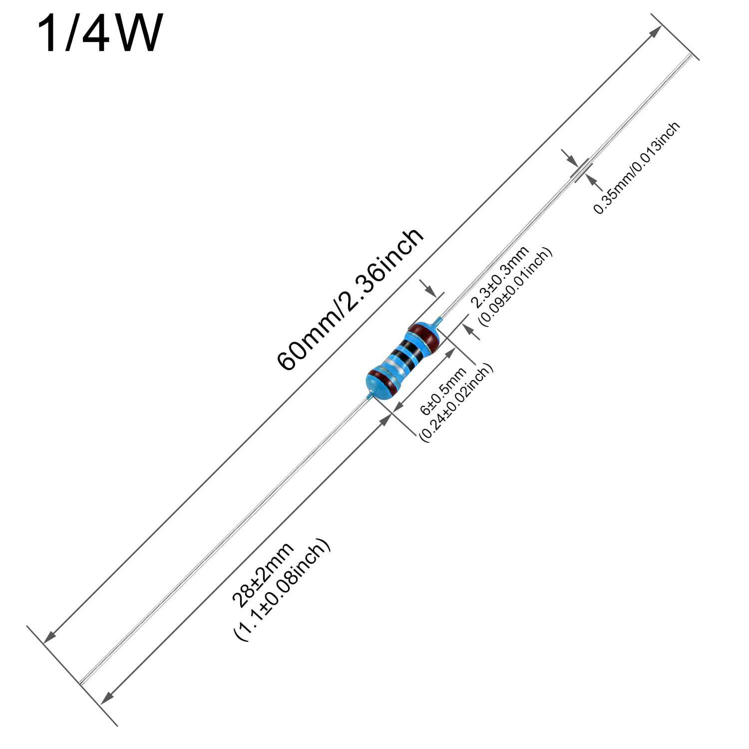 Unique Bargains 10pcs 100 Ohm Resistor 5W 5 Percent Tolerance Metal Oxide Film Resistors Shaft Lead Flame Proof For DIY Electronic Projects And Experiments In The Novelty Appliance Accessories Department At