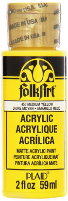 Picture of FolkArt Acrylic Paint in Assorted Colors (2 oz), 455, Medium Yellow