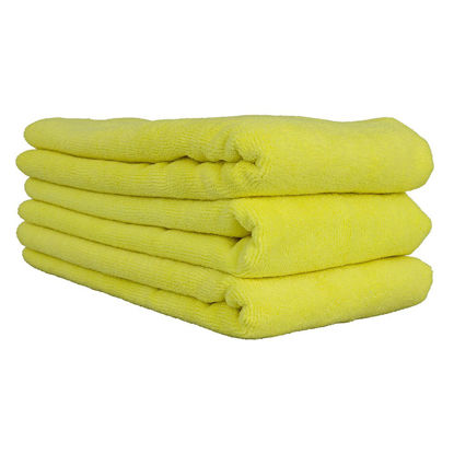 Picture of Chemical Guys MIC36503 Workhorse XL Yellow Professional Grade Microfiber Towel (Safe for Car Wash, Home Cleaning & Pet Drying Cloths) 24" x 16", Pack of 3