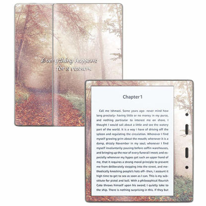 Picture of MightySkins Glossy Glitter Skin for Amazon Kindle Oasis 7" (9th Gen) - Happens For A Reason | Protective, Durable High-Gloss Glitter Finish | Easy to Apply, Remove, and Change Styles | Made in The USA