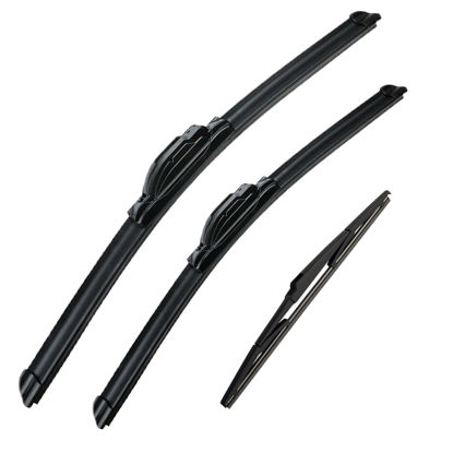 Picture of 3 wipers Replacement for 2007-2015 Mazda CX-9, Windshield Wiper Blades Original Equipment Replacement - 26"/17"/14" (Set of 3) U/J HOOK