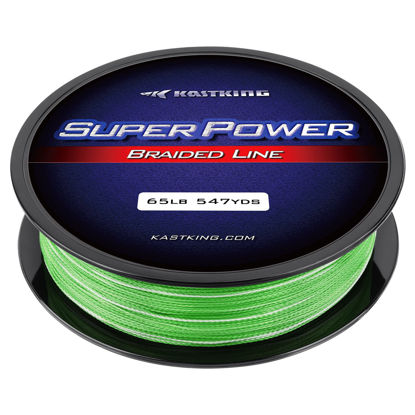 Picture of KastKing Superpower Braided Fishing Line, Grass Camo, 20LB, 327 Yds