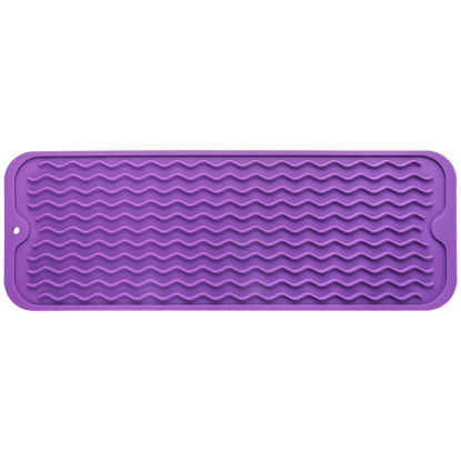 MicoYang Silicone Dish Drying Mat for Multiple Usage,Easy  clean,Eco-friendly,Heat-resistant Silicone Mat for Kitchen Counter or  Sink,Refrigerator or Drawer liner Purple L 16 inches x 12 inches - Yahoo  Shopping