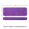 Picture of MicoYang Silicone Dish Drying Mat for Multiple Usage,Easy clean,Eco-friendly,Heat-resistant Silicone Mat for Kitchen Counter,Sink,Bar,Bottle,or Cup Purple M 17 inches x 6 inches