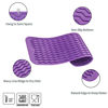 Picture of MicoYang Silicone Dish Drying Mat for Multiple Usage,Easy clean,Eco-friendly,Heat-resistant Silicone Mat for Kitchen Counter,Sink,Bar,Bottle,or Cup Purple M 17 inches x 6 inches