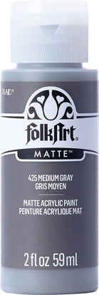 Picture of FolkArt Acrylic Paint in Assorted Colors (2 oz), 425, Medium Gray
