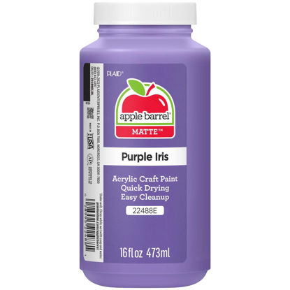 Picture of Apple Barrel Acrylic Paint, 16 oz, Purple Iris