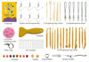 Picture of Aestd-ST Polymer Clay Kits Oven Baked Modeling Clay Children's Hand-Made Commonly Used Sculpting Clay 19 Kinds of Sculpting Tools Non-Toxic Non-Sticky Ideal Gifts for Children's Holidays.