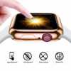 Picture of GEAK 3 Pack Compatible with Apple Watch Case 38mm,Soft HD High Sensitivity Screen Protector with TPU All Around Anti-Fall Bumper Protective Case for iWatch Series 3/2/1 38mm Black/Silver/Rose Gold