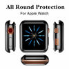 Picture of GEAK 3 Pack Compatible with Apple Watch Case 38mm,Soft HD High Sensitivity Screen Protector with TPU All Around Anti-Fall Protective Case Cover for iWatch Series 3/2/1 38mm Black/Clear/Rose Pink